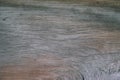 The surface of an old weathered wooden oak slab. Aged wood texture. Oak wood texture, background. Natural wood slab texture Wood Royalty Free Stock Photo