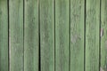 Surface of painted shabby wood. Green old wooden boards texture background Royalty Free Stock Photo