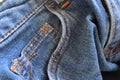 the surface of a pair of jeans Royalty Free Stock Photo