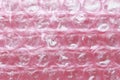 Surface of Pink Plastic Shockproof. Royalty Free Stock Photo