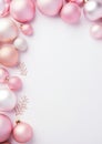 Princess Perfection: A Delicate Display of Pink and White Orname