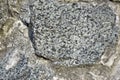 The surface of the processed stones is marble and granite in the facing plates Royalty Free Stock Photo