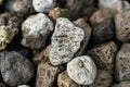 The surface of pumice stone Royalty Free Stock Photo