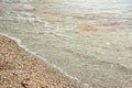 The surface of the sea with small ripples. Royalty Free Stock Photo