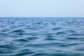 Surface of the sea with small waves. Royalty Free Stock Photo