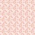 Surface seamless pattern in Pink flower bright, elegant,  and feminime Royalty Free Stock Photo