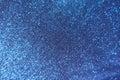 Surface of shiny blue lurex fabric Royalty Free Stock Photo