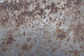 surface of the steel plate rusted textured backgkround Royalty Free Stock Photo