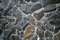 Surface of the stone wall for background and wallpaper