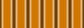 Surface stripe textile fabric, customizable texture vertical lines. Attire seamless vector pattern background in orange and white