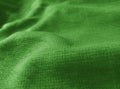 The surface texture of the corrugated green cloth
