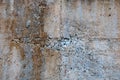 Rough surface of concrete wall