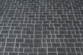 Surface urban dark floor texture paving stone mosaic tiles black road slabs background Royalty Free Stock Photo