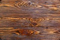 surface is very textured of old brushed boards covered with stain. Dark brown Wood background.