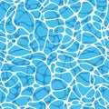 Surface of water. Vector seamless pattern for design and decoration