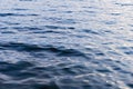 Surface of water with waves background texture, clear blue water in a lakesea with a wave, dark blue sea wave close up, azure Royalty Free Stock Photo