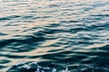 Surface of water with waves background texture, clear blue water in a lakesea with a wave, dark blue sea wave close up, green Royalty Free Stock Photo