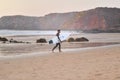 Surfer on Amado Beach