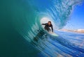 Surfer in the Barrel Royalty Free Stock Photo