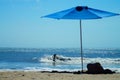 Surfer Boy Carving a Wave at Beach in Outer Banks of NC Royalty Free Stock Photo