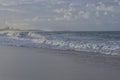 Surfer enjoying waves. Royalty Free Stock Photo