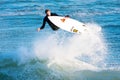 Surfer Chris Sanders Surfing at Steamer Lane California