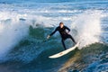 Surfer Chris Sanders Surfing at Steamer Lane California