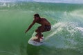 Surfer Close Action Wave