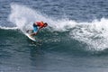 Surfer Cory Lopez surfing in the Hawaiian Pro