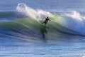 Surfer Turn Spray Swell