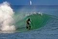 Surfer Derek Lyons-Wolfe Surfing in Oahu Hawaii