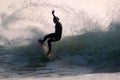 Surfer on a wave