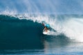 Surfer Dusty Payne Surfing in the Pipeline Masters
