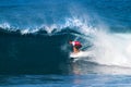 Surfer Gabe Kling Surfing in the Pipeline Masters