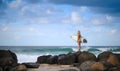 Surfer girl 4 Royalty Free Stock Photo