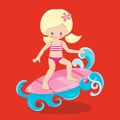 Surfer Girl Blond Wave 01