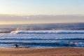 Surfer Going Surfing Royalty Free Stock Photo