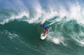 Surfer Greg Emslie Surfing at Backdoor Royalty Free Stock Photo