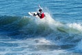 Surfer Miles Clanton Surfing in Santa Cruz, California