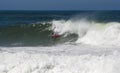 Surfer during the the National Open Bodyboard Cham Royalty Free Stock Photo