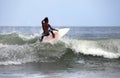 Surfer in ocean