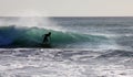 Surfer in ocean