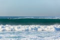 Surfer Over Wave Ocean Power Royalty Free Stock Photo