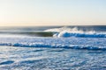 Surfer Rides Hollow Wave Morning Royalty Free Stock Photo