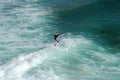 Surfer riding a wave Royalty Free Stock Photo