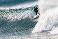 Surfer Riding Wave Excitement