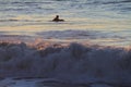 Surfer in San Francisco Lands End Royalty Free Stock Photo