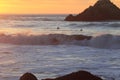 Surfer in San Francisco Lands End Royalty Free Stock Photo