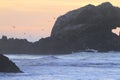 Surfer in San Francisco Lands End Royalty Free Stock Photo