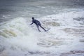 Surfer in San Sebastian Royalty Free Stock Photo